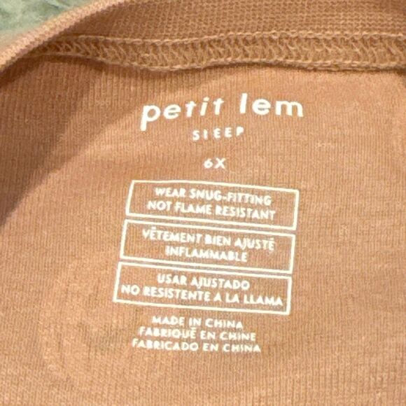 NWT Petit Lem Spooky Season glow in the dark PJ Set size 6X - Picture 7 of 8